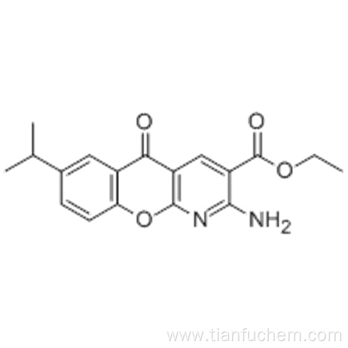 Ethyl 2-amino-7-isopropyl-5-oxo-5H-chromeno[2,3-b]pyridine-3-carboxylate CAS 68301-99-5